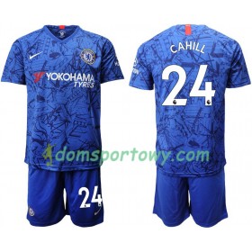 Koszulka Chelsea Cahill 24 Dziecięcy Domowe Koszulki Piłkarskie 2019-2020 Krótki Rękaw